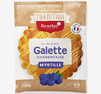 La Galette Charentaise à la myrtille de la Pâtisserie Beurlay.