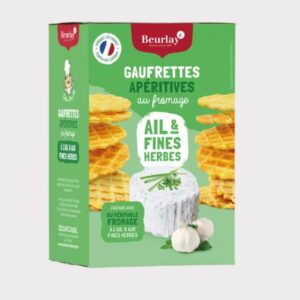 La Boite Gaufrettes Aperitives au Fromage Ail et Fines Herbes de la Pâtisserie Beurlay
