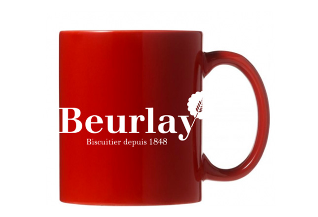 Le Mug Beurlay, indispensable au quotidien pour savourer vos thés ou cafés accompagnés de nos délicieuses Galettes Charentaises