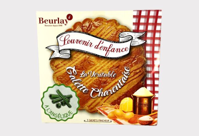 Le coffret de galette Charentaise à l'Angélique de la Pâtisserie Beurlay
