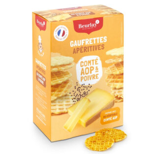 Gaufrettes Comté et poivre
