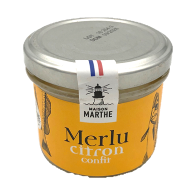 Merlu citron confit